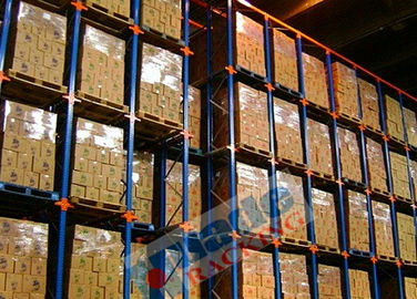 S235JR Material Drive Through Pallet Racking High Density In Warehouse